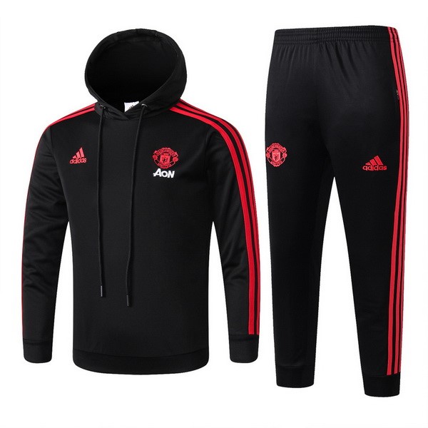 Chandal Del Niños Manchester United 2018-2019 Negro